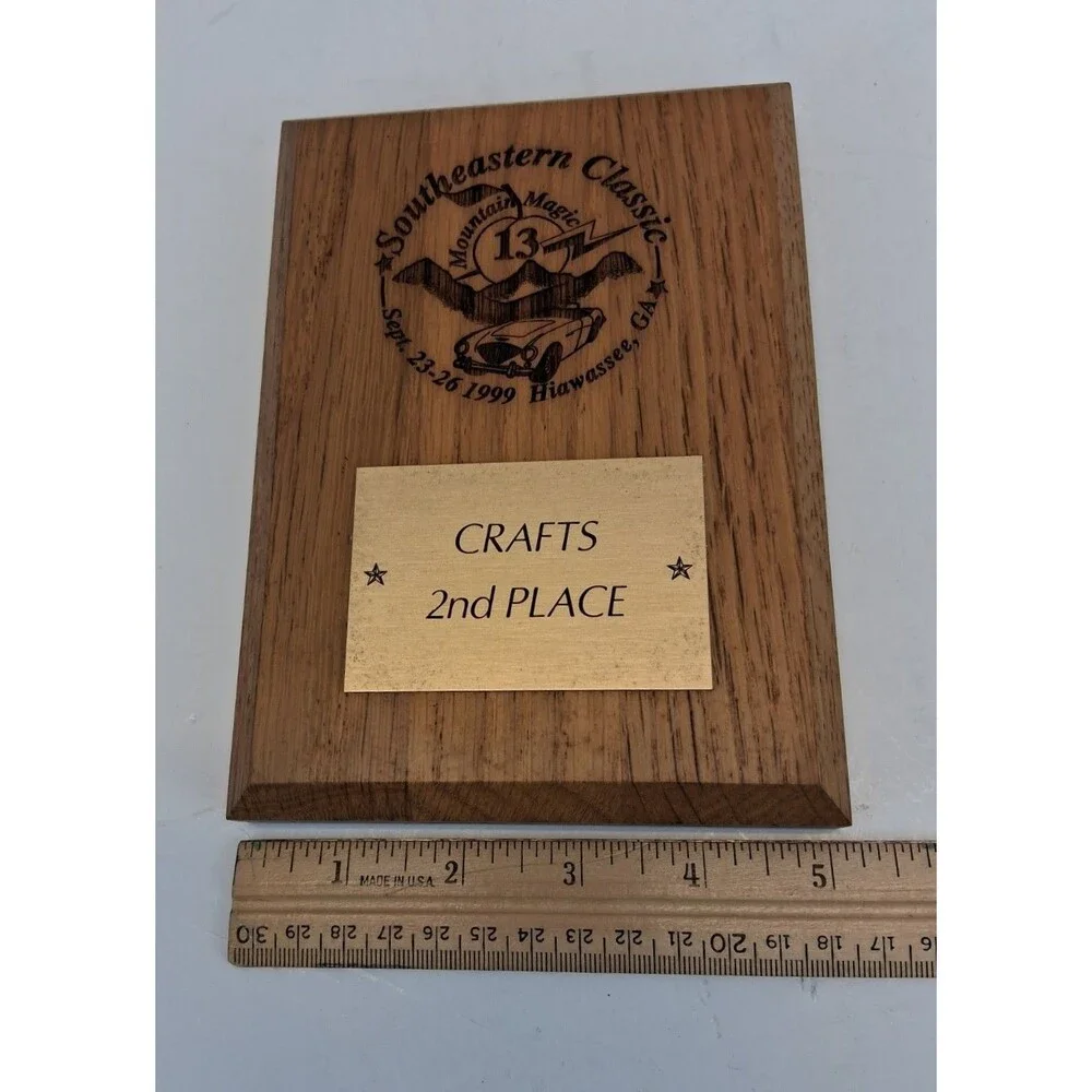 1999 Southeastern Classic Mountain Magic Austin-Healey Crafts 2nd Place Plaque